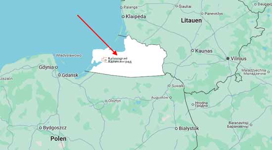 Den Russiske semi-eksklaven Kalingrad